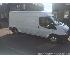 Man and van for hire cheapest in Airdrie clean white van - 2