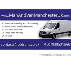 2 man and large van for hire Altrincham Sale Stretford Chorlton Didsbury Wythenshawe Oldham Stockpor - 2
