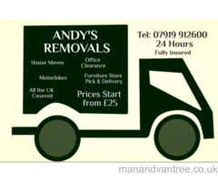 RELIABLE FRIENDLY MAN & VAN PROFESSIONAL SERVICE COVERING THE WHOLE OF LONDON AND THE UK