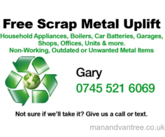 Free Scrap metal uplift