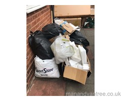 Rubbish removals Birmingham metal man and van garden clearance driveway courier