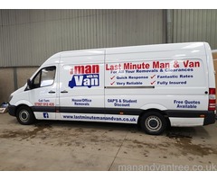 Last Minute Man And Van fully insured and great rates fantastic company why not give us a try today. - 2