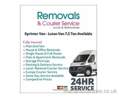 Removals & Courier Services Local & National 24/7 Services