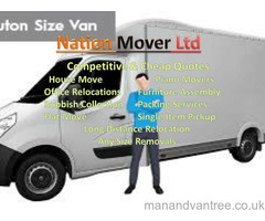 House Office Piano Furniture Bike Moving Rubbish Removals Delivery Man and Van Service Nationwide