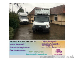 CHEAP REMOVAL 24/7 MAN AND VAN SERVICE HOUSE, OFFICE, FLAT,  APPLIANCES AND FURNITURE REMOVAL