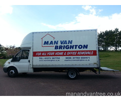 Nice Man Big Van Brighton and Hove Using a large Luton Van with a Tail Lift, call today, free quote. - 2
