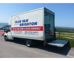 Man and Van Removals Brighton Area Using a Large Luton Van with a tail lift - 2