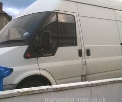 Man and van services - moving large and small we do them all - 0pen 7 days